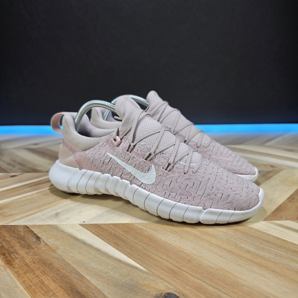 Nike Women's Free Run 5.0 Running Shoes "Platinum Violet/Champagne" - Size 8